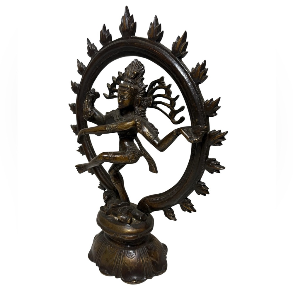Bronze Dancing Hindu god  Shiva Nataraja CR1 - Picture 5 of 8